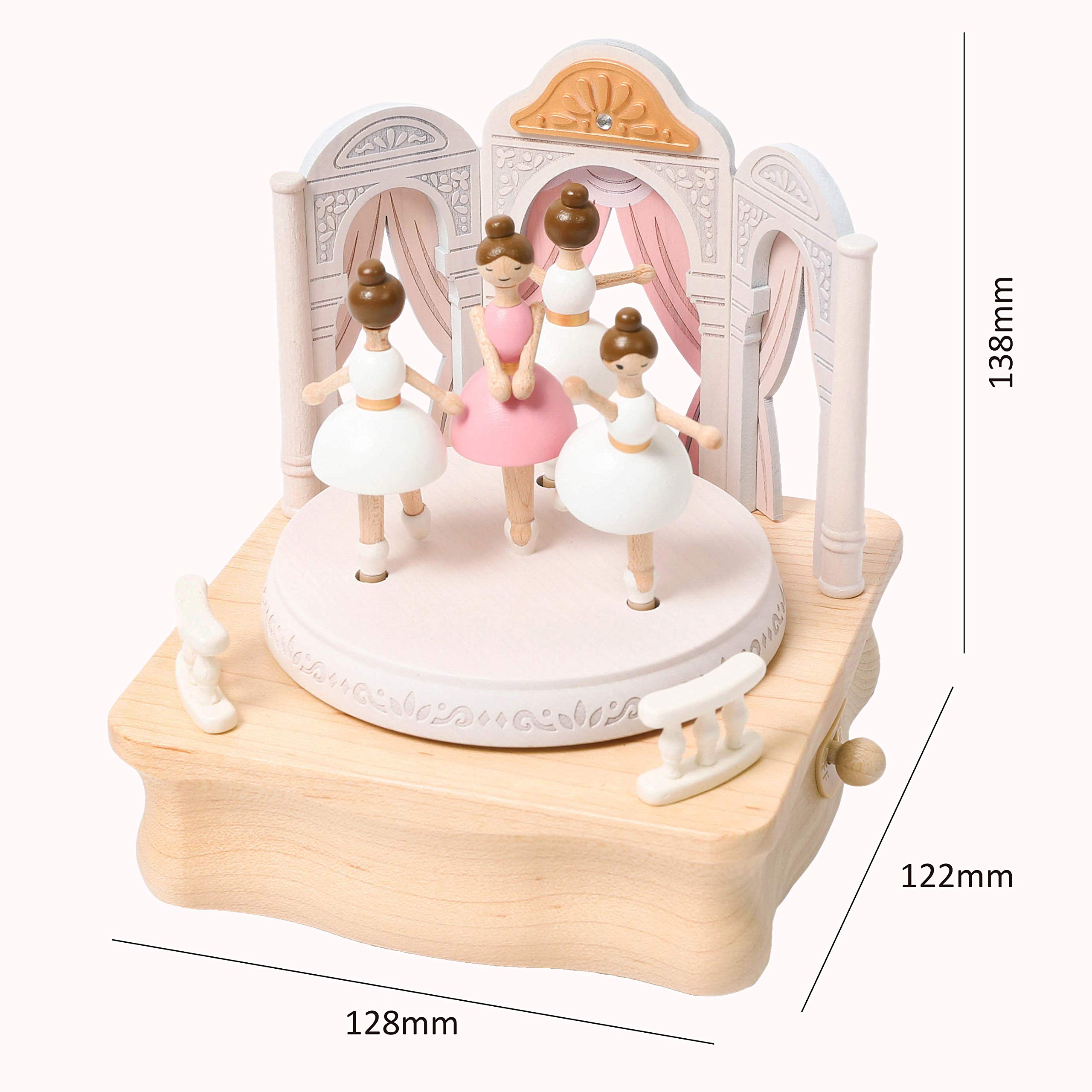 Wooderful life Music Box Wooden | Musical Box Ballerina Recital